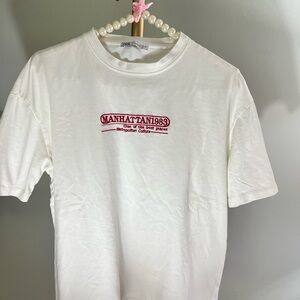 Zara White Short Sleeve Tee